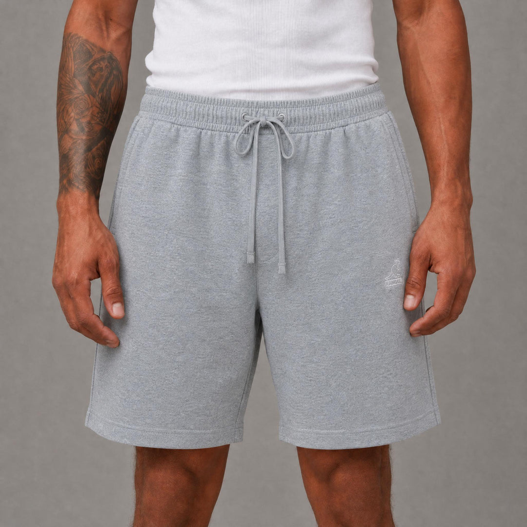 Plush Fleece Shorts - Grey Mix
