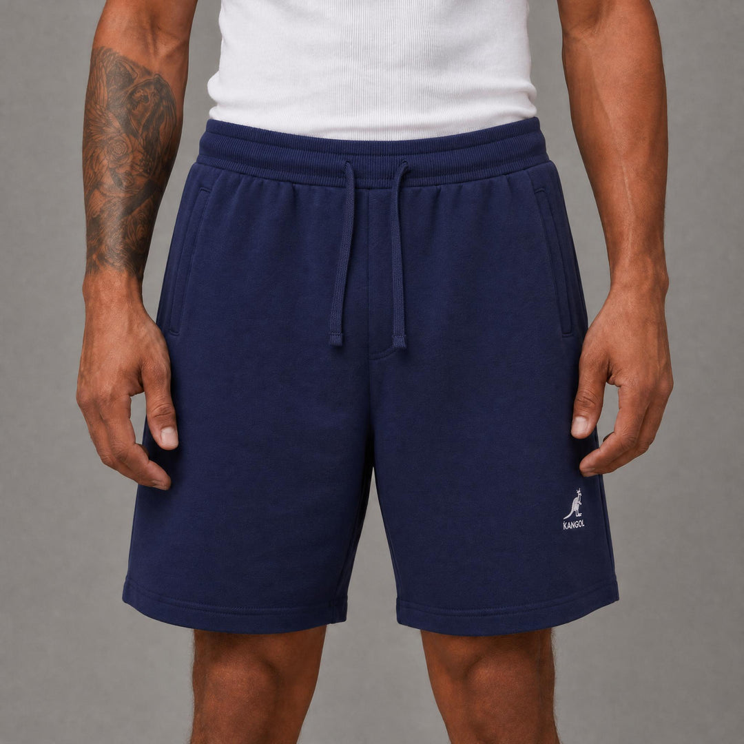 Plush Fleece Shorts - Navy Blue