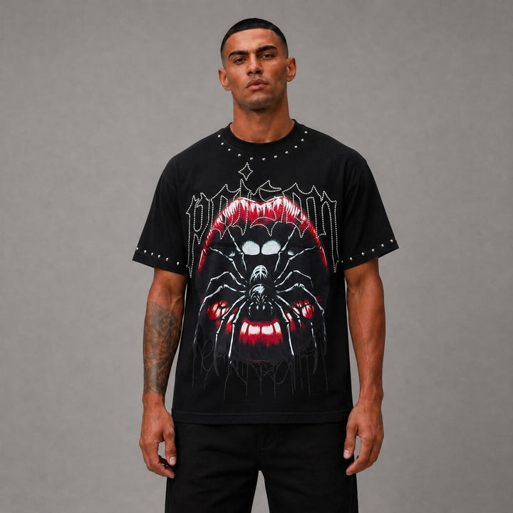 Poison Crop Fitted Tee - Black