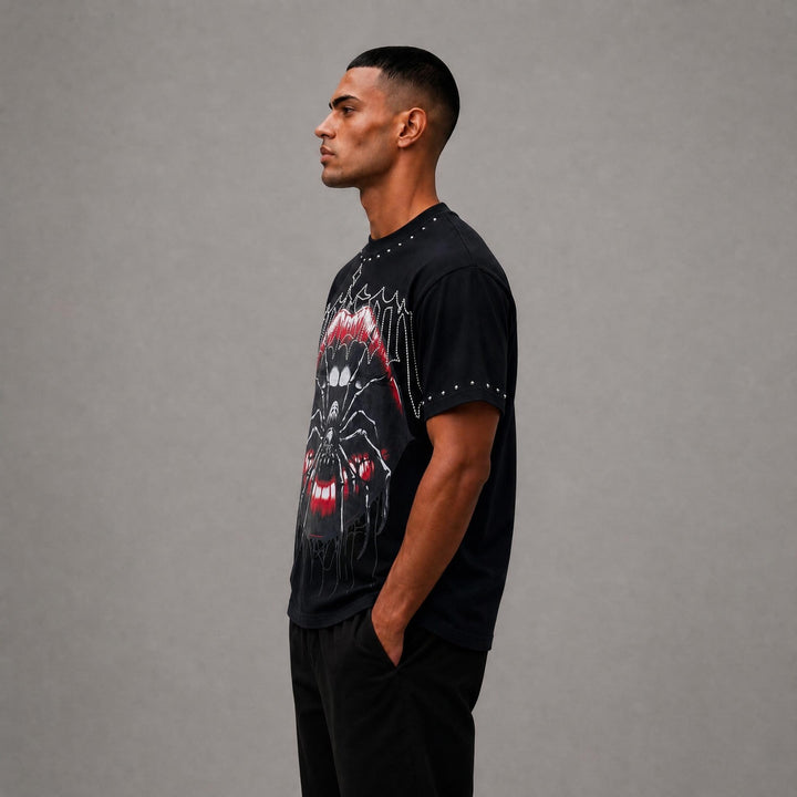 Poison Crop Fitted Tee - Black