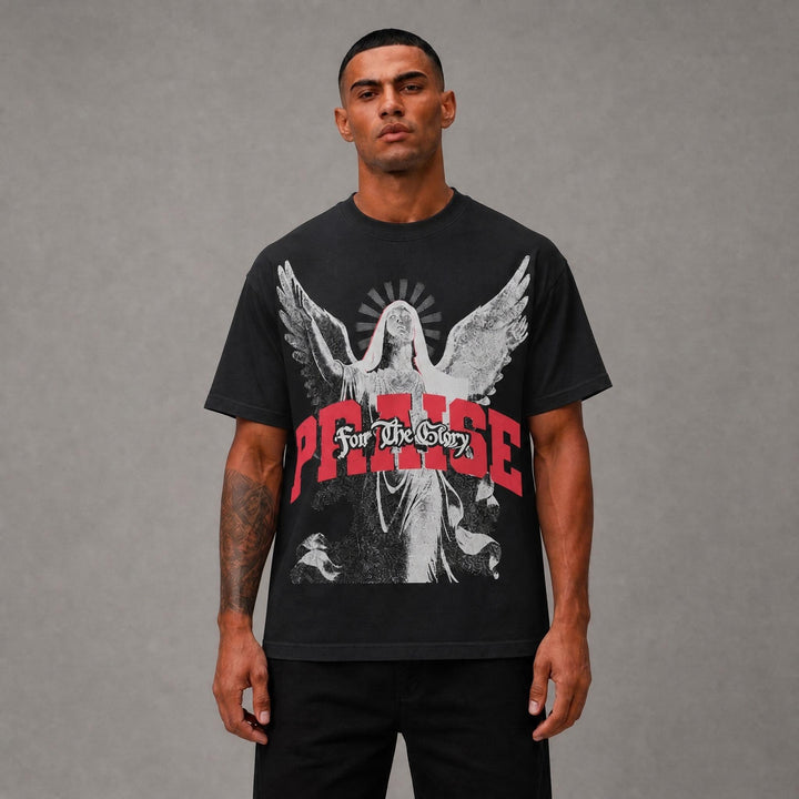 Praise Box Tee - Black