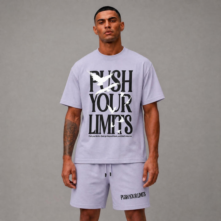 Push Your Limits Shorts - White