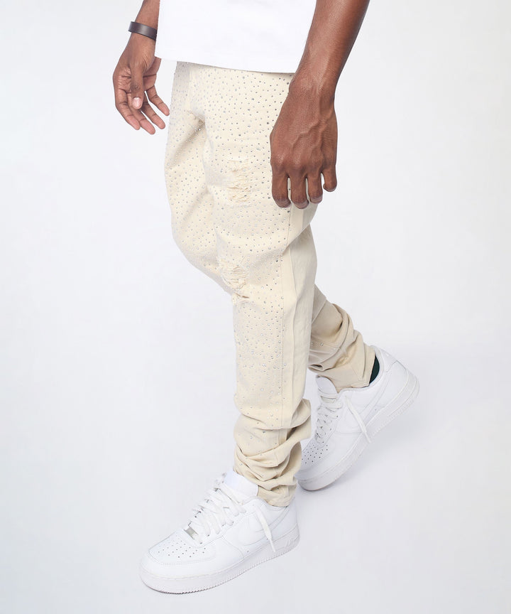 Rhinestone Denim Pant