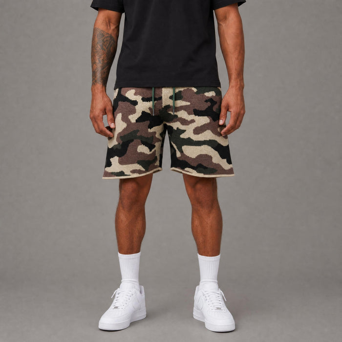 REBEL SILENT CREW SWEATER SHORTS