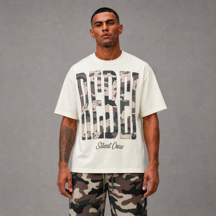 REBEL SILENT CREW TEE