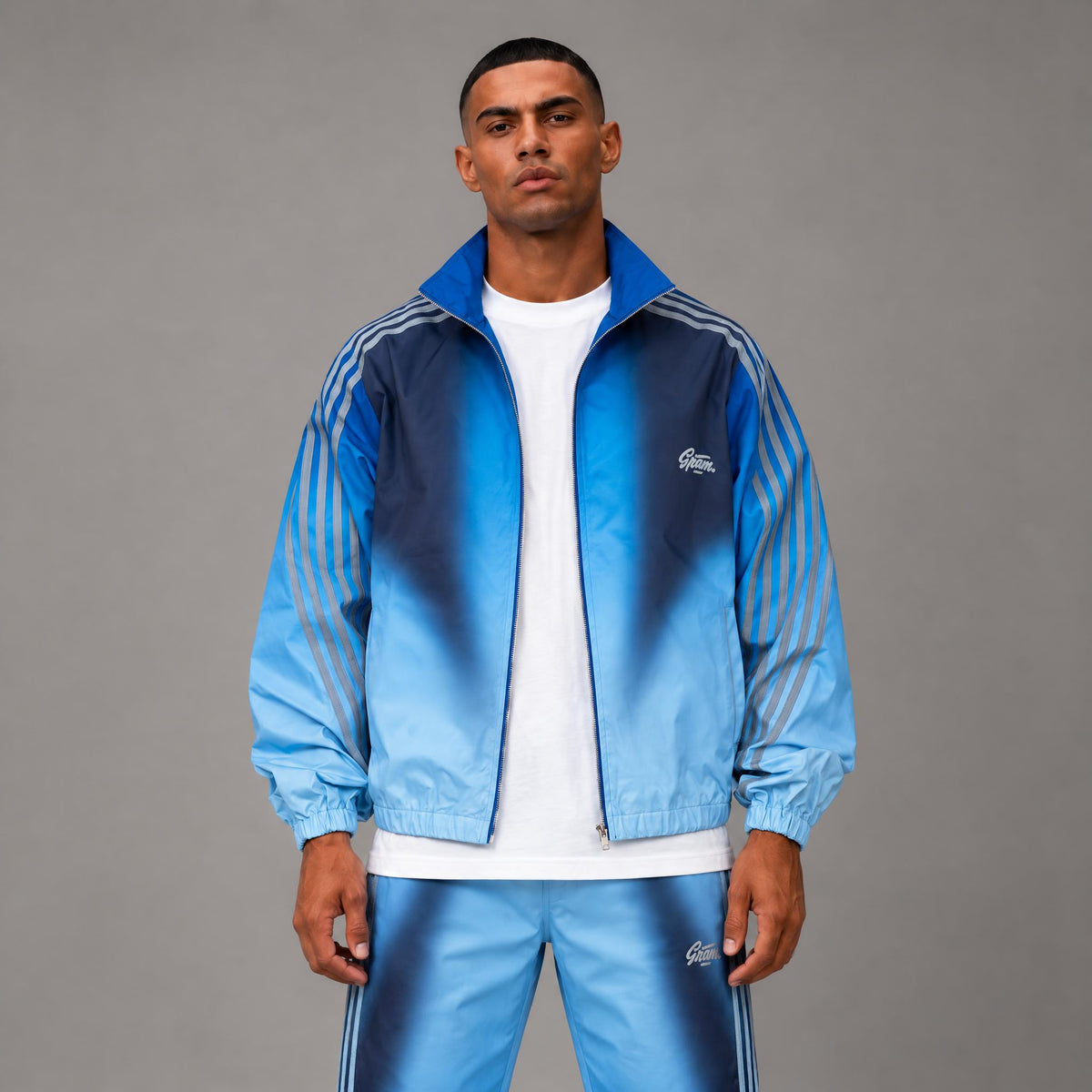 Riser Jacket - Men's Gradient Streetwear Jacket