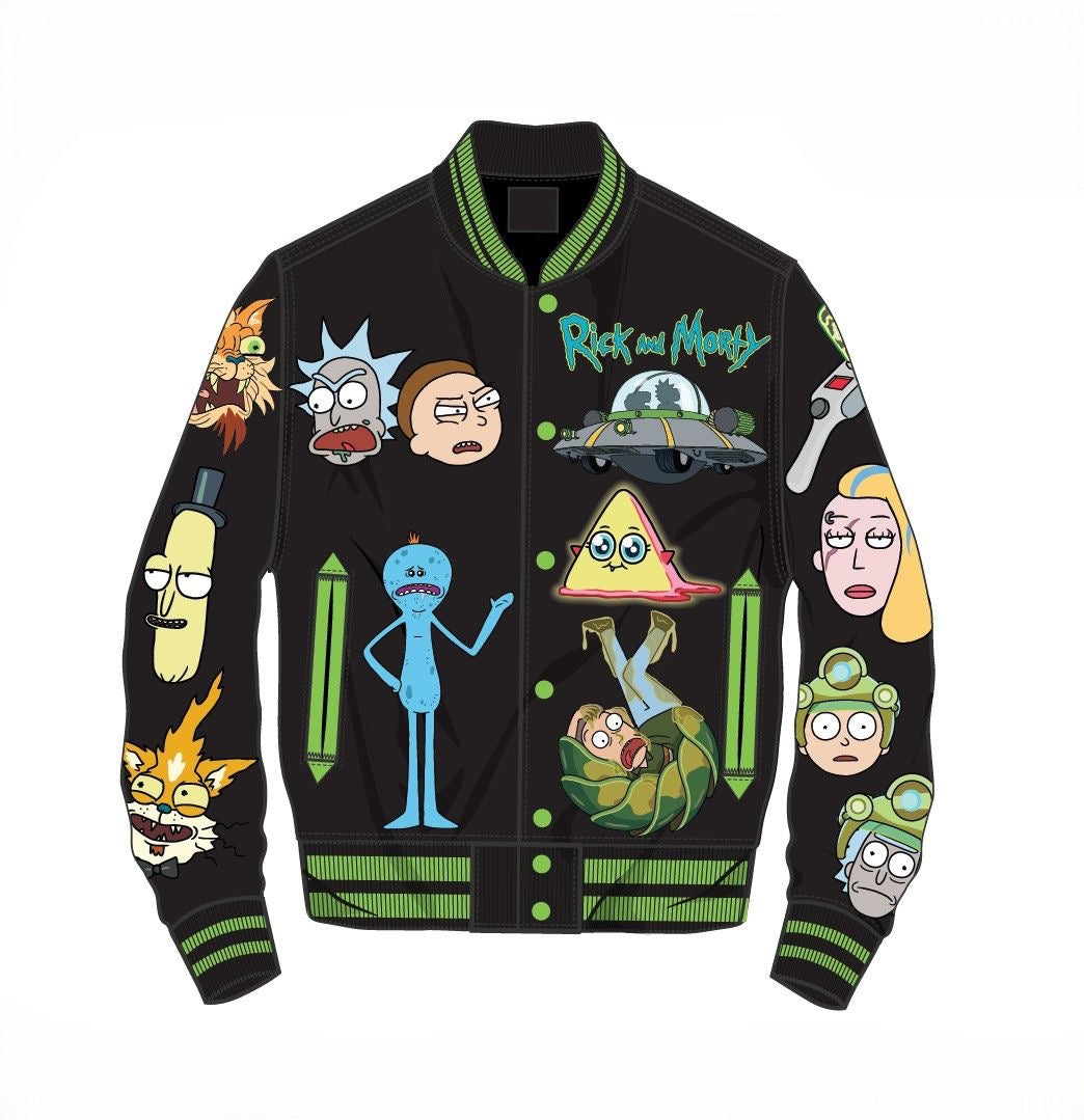 Rick &amp; Morty Varsity Jacket