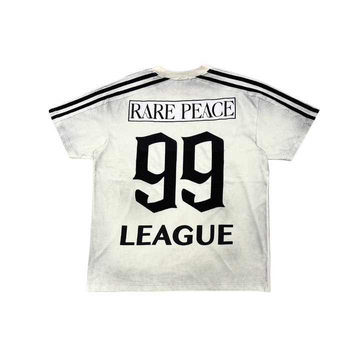 WASHED CUT &amp; SEW TEE W/ PATCHES