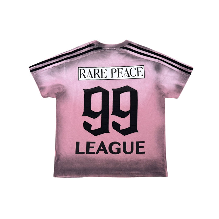 WASHED CUT &amp; SEW TEE W/ PATCHES