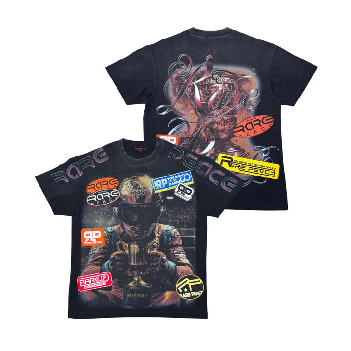 RACER TEE W/ MULTI PATCHES