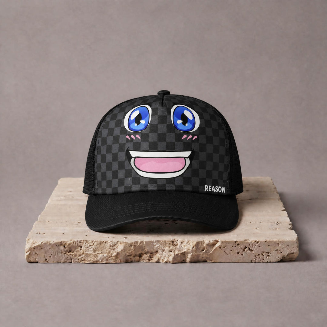 RTH-F-19 ANIME TRUCKER HAT NAVY
