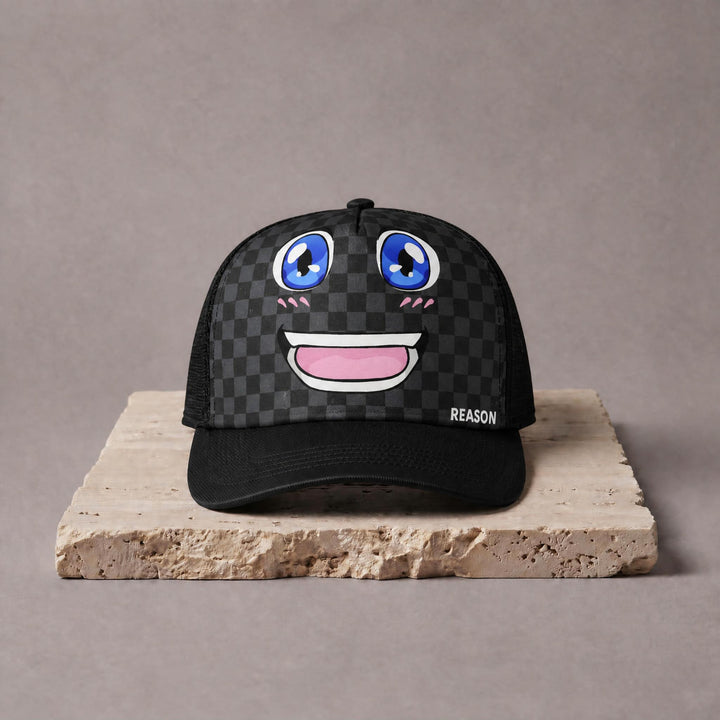 RTH-F-19 ANIME TRUCKER HAT NAVY