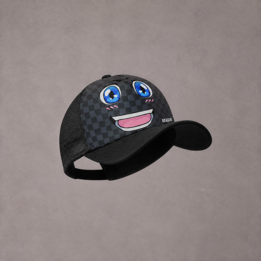 RTH-F-19 ANIME TRUCKER HAT NAVY