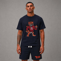 Rawyalty Tiger Bling Shorts - Black