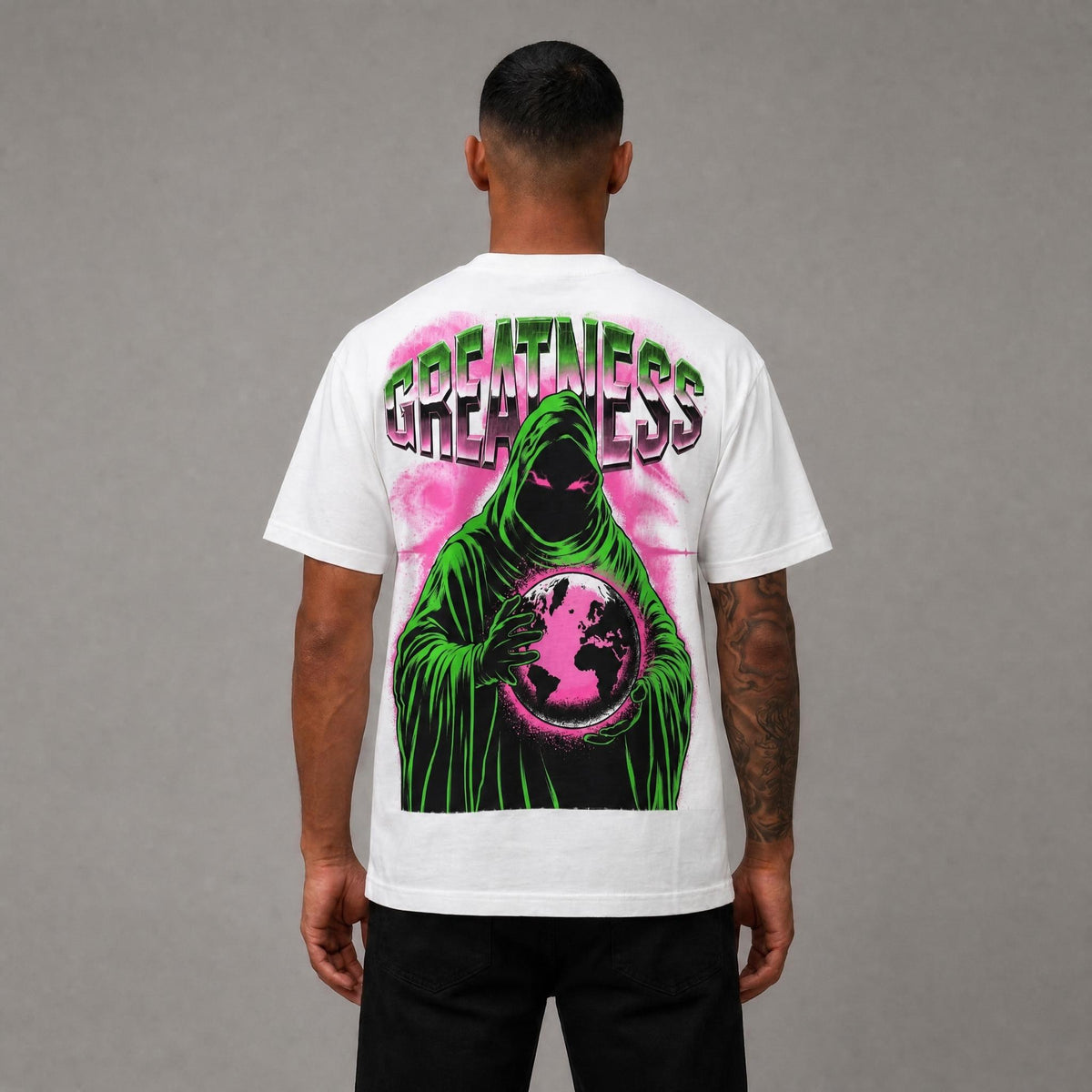 Reaper Cropped Tee - White