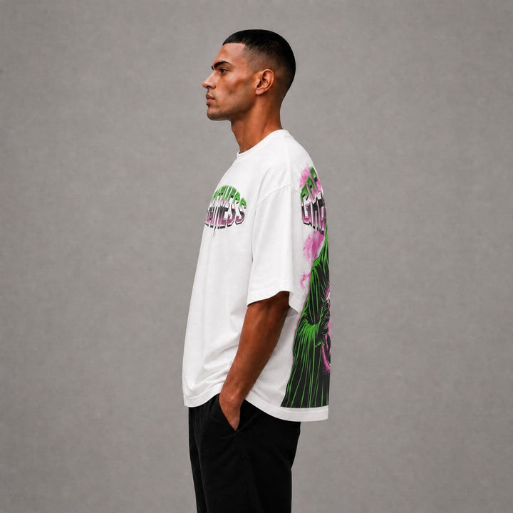Reaper Cropped Tee - White