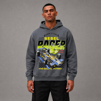 Rebel Racer Hoodie - Grey
