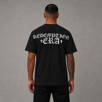 Redemption Era Cropped Tee - Black