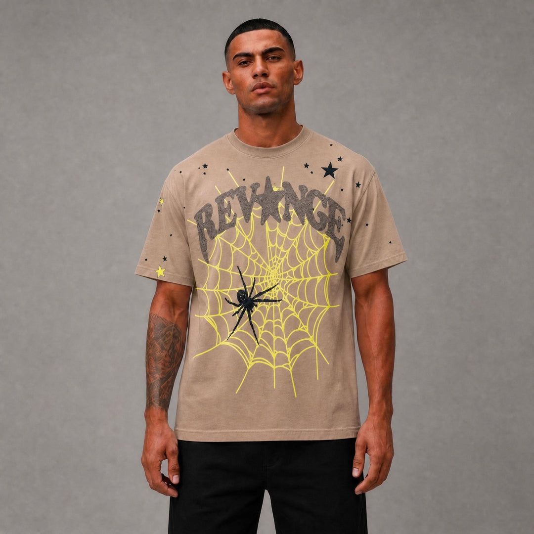 Revenge Graphic Tee - Brown