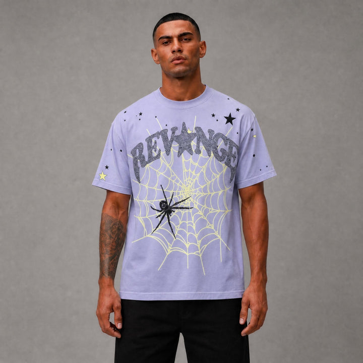 Revenge Graphic Tee - Purple