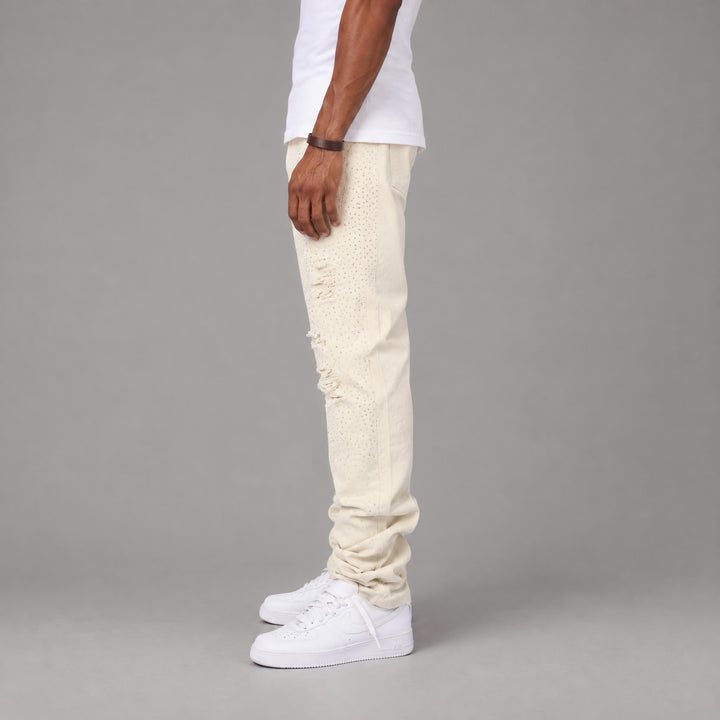Rhinestone Denim Pant