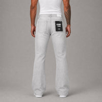Rhinestone Skinny Stacked Jeans - Grey