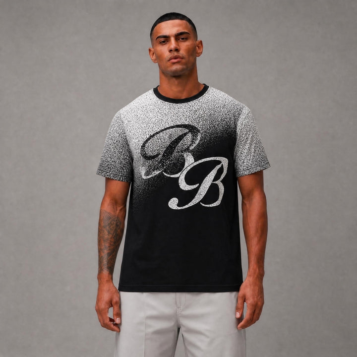 Rich Gang BB Bugotti T-Shirt Black/White - (BG25)