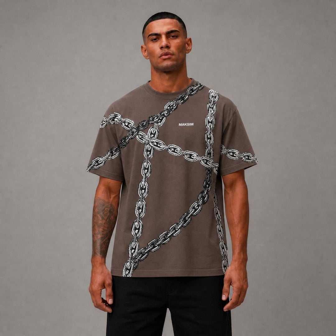 Rich Gang Brown Chains T-Shirt
