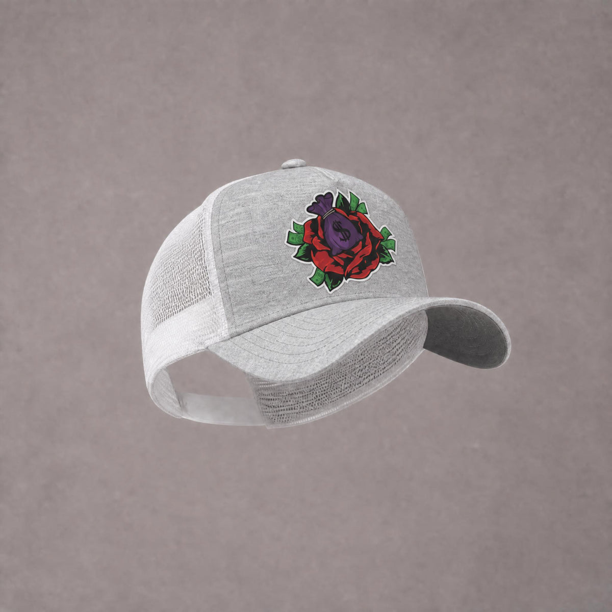 Rose Money Trucker - TN5331B - Grey
