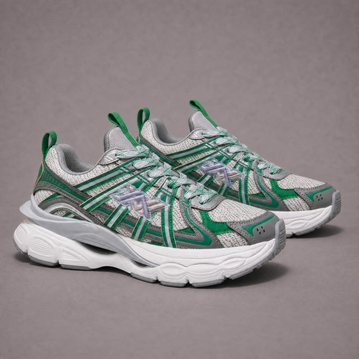Route Sneakers - Green/Gray