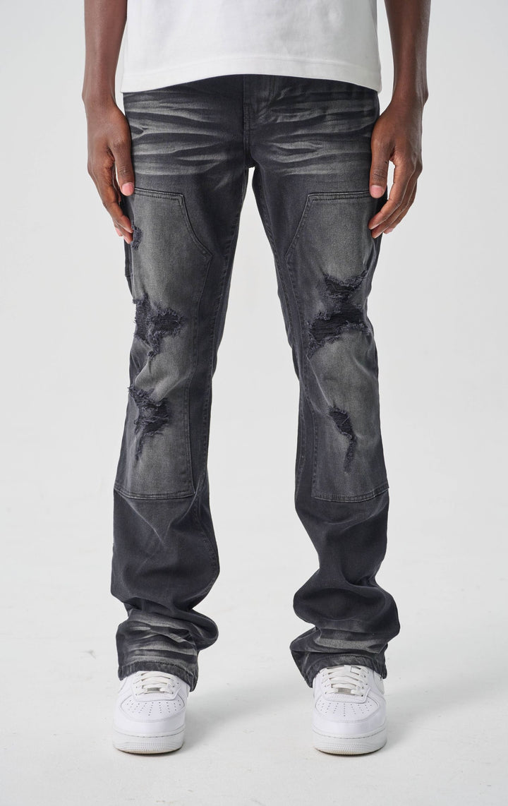 STRETCH CARPENTER STACK JEANS