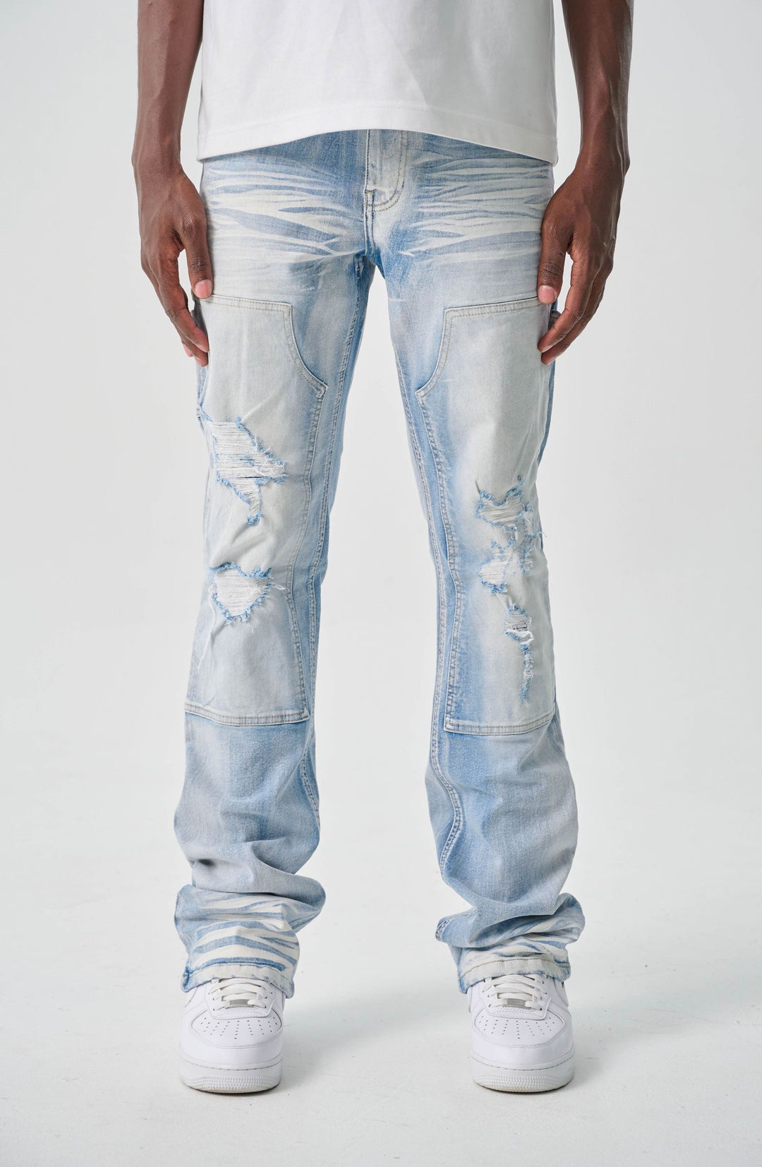 STRETCH CARPENTER STACK JEANS