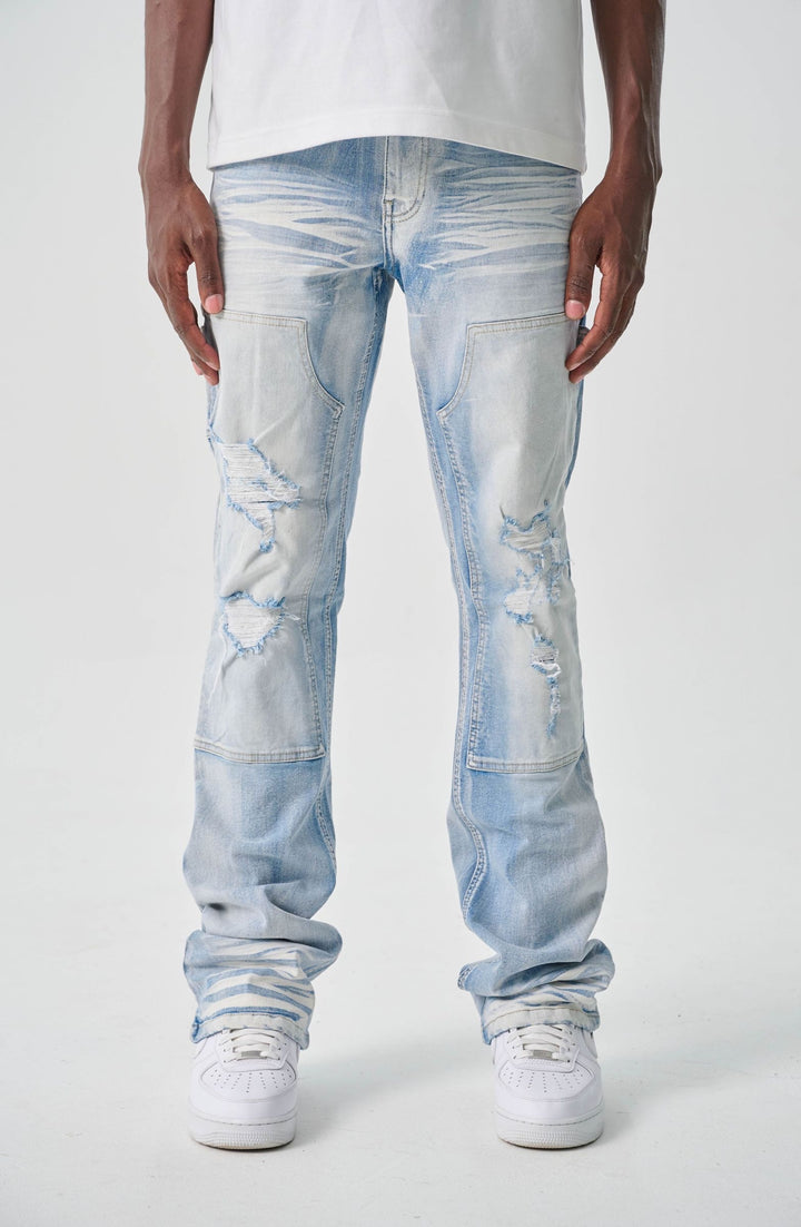 STRETCH CARPENTER STACK JEANS