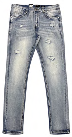 Skinny Fit Jeans - Blue Wash