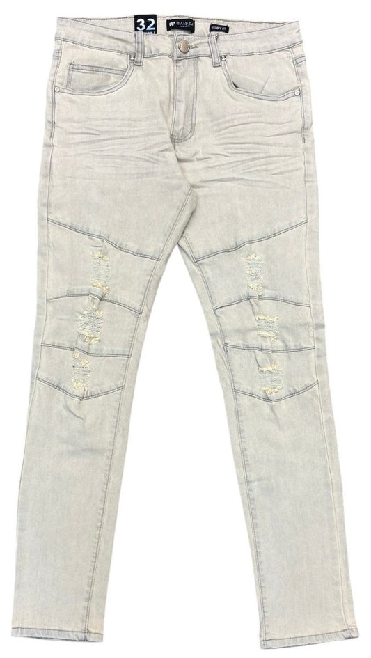 Skinny Fit Jeans - Grey Sand