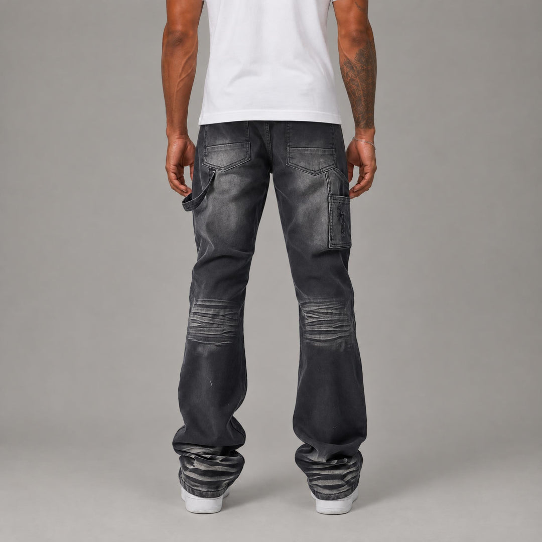 STRETCH CARPENTER STACK JEANS