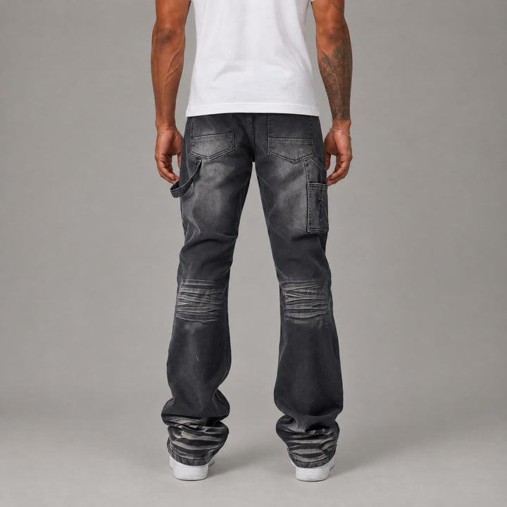STRETCH CARPENTER STACK JEANS