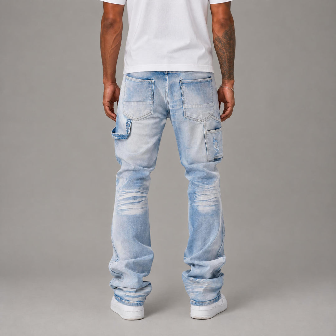STRETCH CARPENTER STACK JEANS