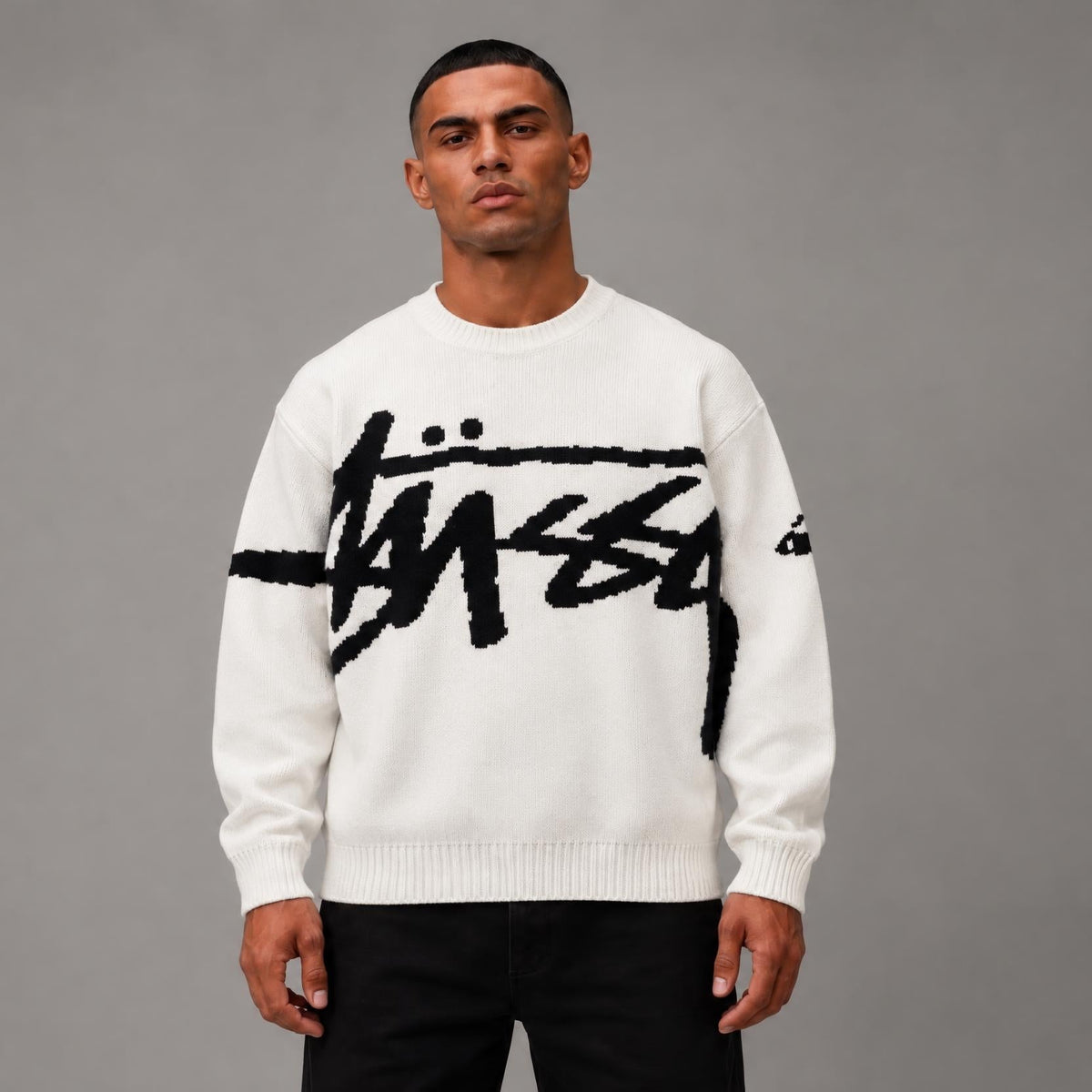 STUSSY Sweatshirt - Men's Streetwear Sweatshirt