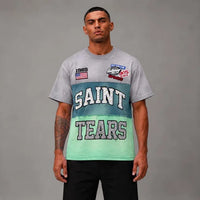 Saint Tears 1989 French Terry Tee - Men's Graphic Streetwear T-Shirt