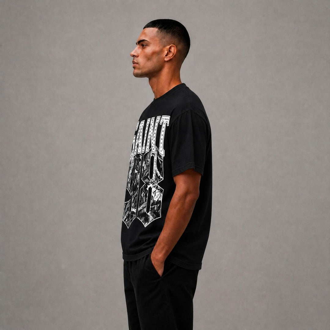 Saint 98 Graphic Tee - Black
