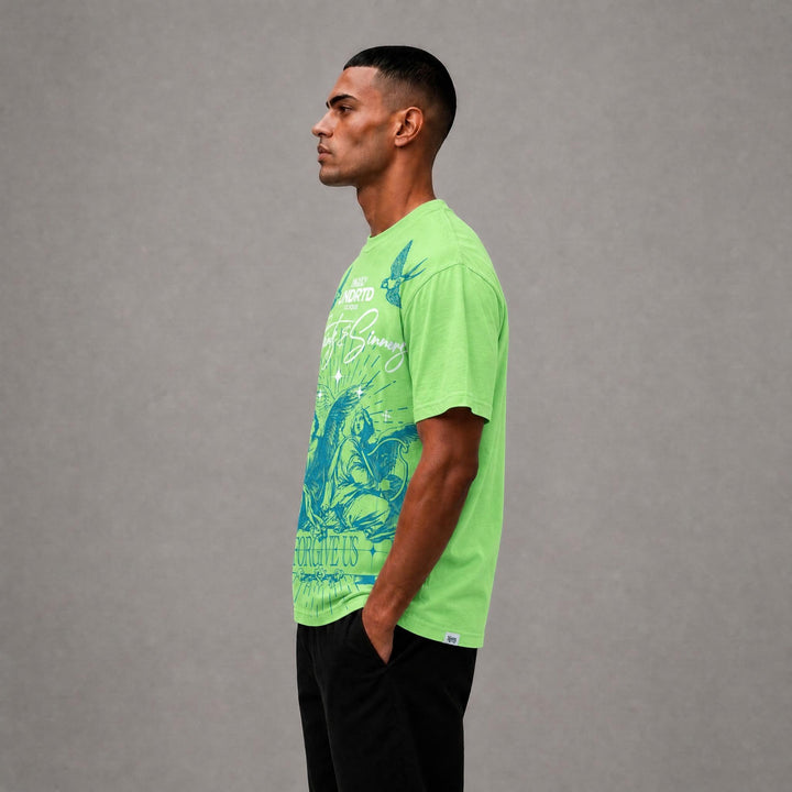 Saint And Sinners Graphic Tee - Green