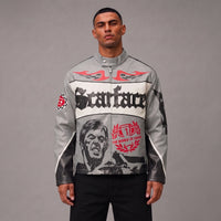 Scarface Moto Jacket - Men's Streetwear Moto Jacket
