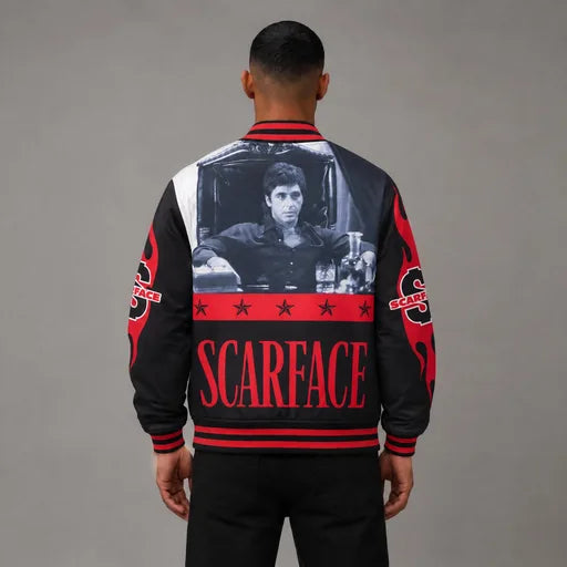 Scarface Varsity Jacket - Men's Streetwear Varsity Jacket