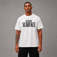 "Scarface Blasted " Tee - White