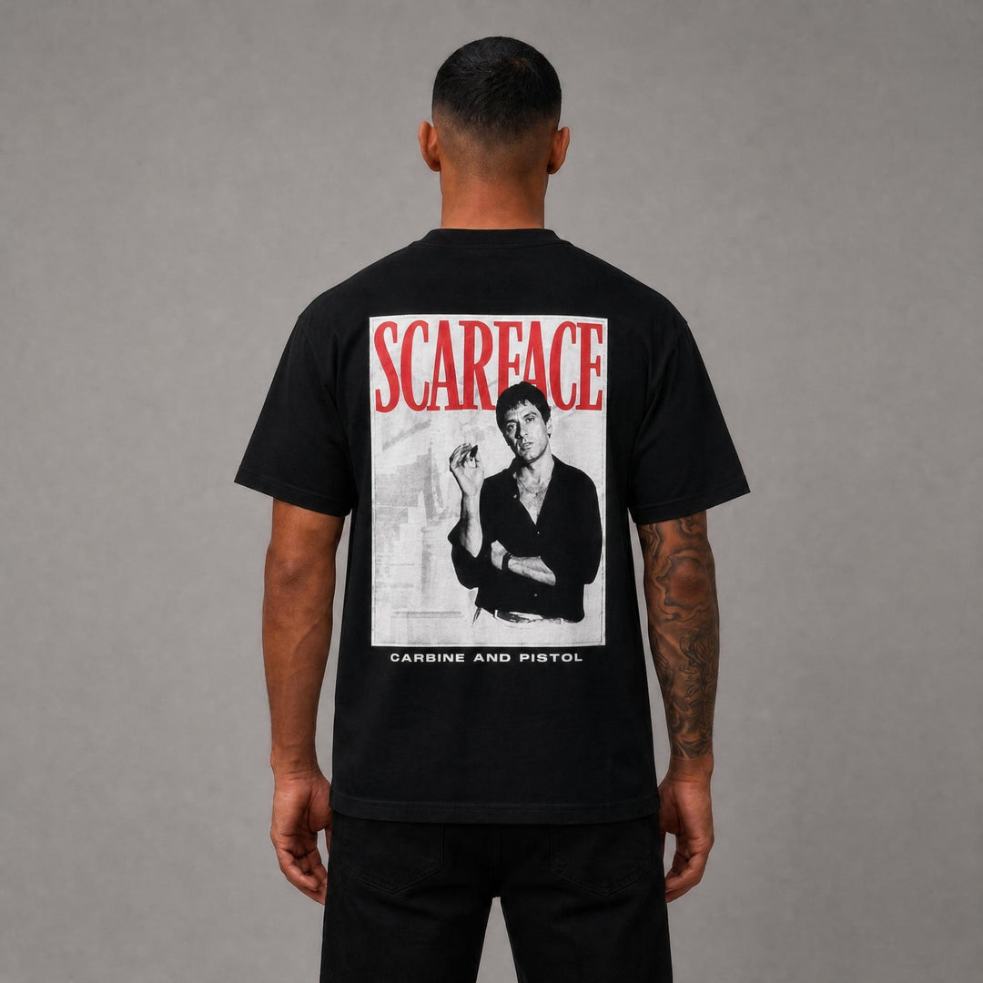 "Scarface Blasted " Tee - White