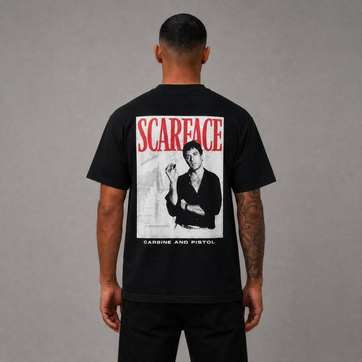 "Scarface Blasted " Tee - White