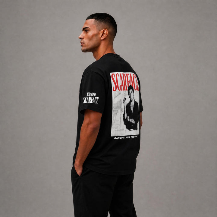 "Scarface Blasted " Tee - White