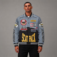 Scatpack Racing Varsity Jacket - Men's Streetwear Varsity Jacket