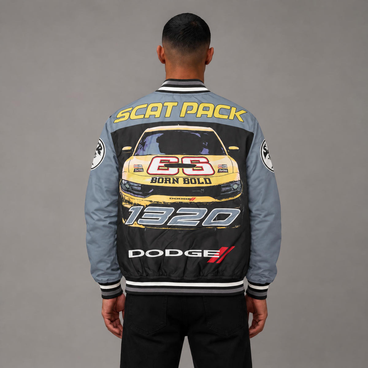 Scatpack Racing Varsity Jacket - Men's Streetwear Varsity Jacket